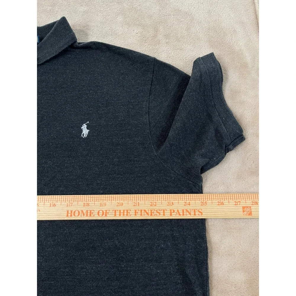 Polo Ralph Lauren Polo Shirt Men's 2XB Big Charcoal Grey Heather Short Sleeve